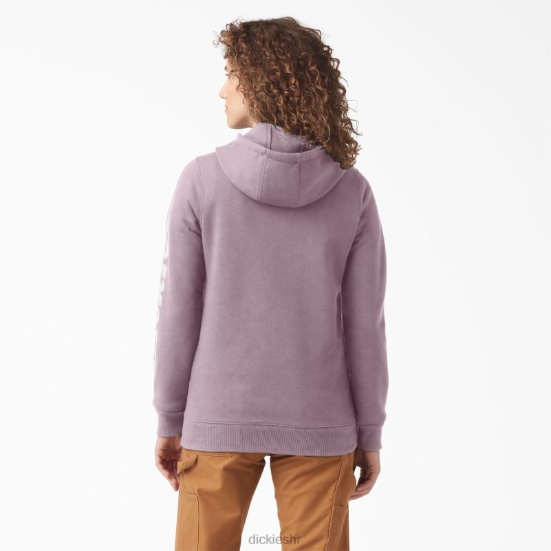 teški pulover s rukavima s logotipom žene Dickies jorgovan (lc) 6BPL62308 odjeća