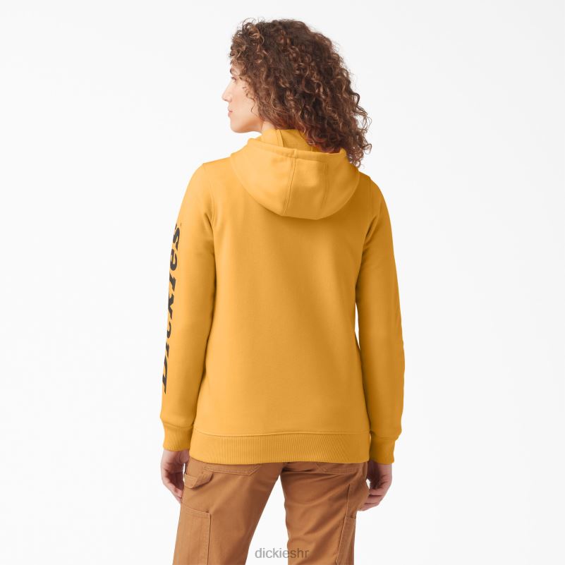teški pulover s rukavima s logotipom žene Dickies narančasti sjaj (og3) 6BPL62311 odjeća