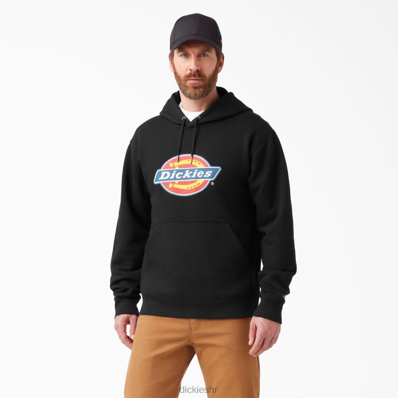 vodoodbojna majica s kapuljačom u tri boje muškarci Dickies crna (kbk) 6BPL61107 odjeća