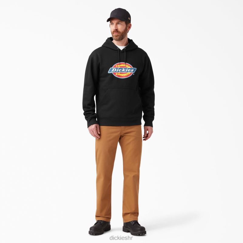 vodoodbojna majica s kapuljačom u tri boje muškarci Dickies crna (kbk) 6BPL61107 odjeća