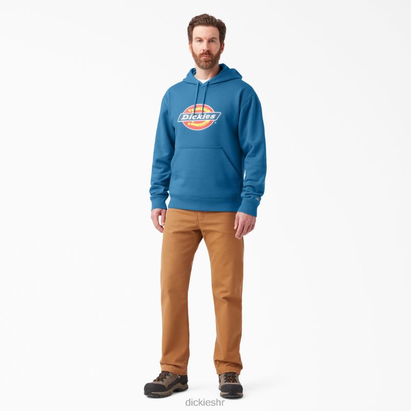 vodoodbojna majica s kapuljačom u tri boje muškarci Dickies vallarta plava (v2b) 6BPL61110 odjeća
