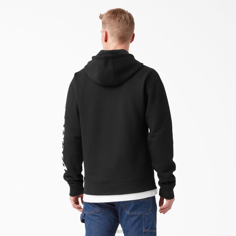 vodoodbojna majica s rukavima s logotipom muškarci Dickies crna (kbk) 6BPL61040 odjeća