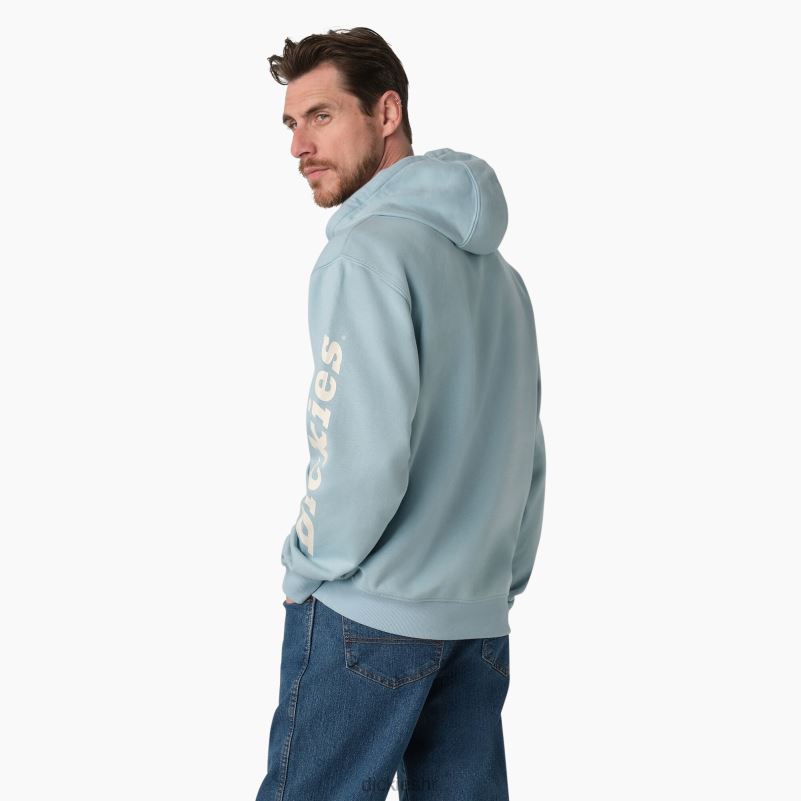 vodoodbojna majica s rukavima s logotipom muškarci Dickies čisto plava (eu) 6BPL61036 odjeća