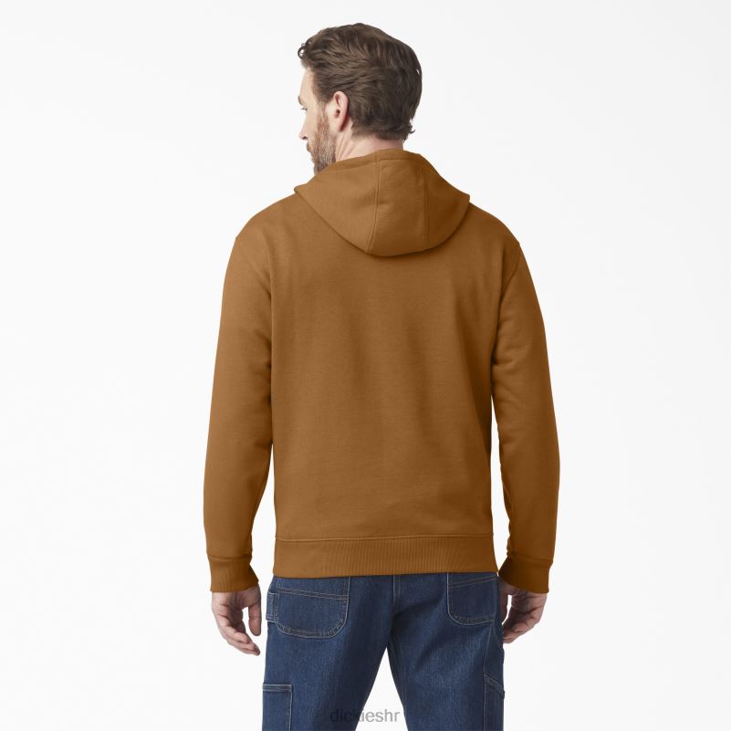 vodoodbojna majica s rukavima s logotipom muškarci Dickies smeđa patka (bd) 6BPL61035 odjeća
