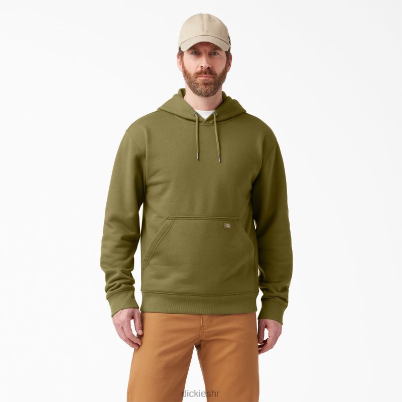 vodoodbojna majica s rukavima s logotipom muškarci Dickies zelena mahovina (g2m) 6BPL61037 odjeća