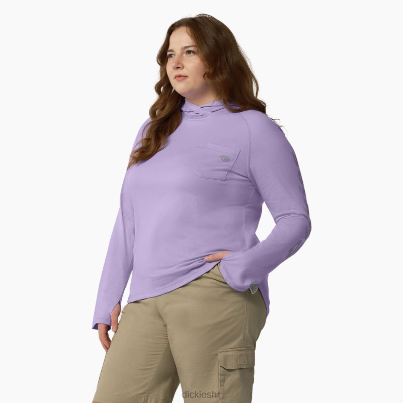 majica za sunčanje s učinkom hlađenja žene Dickies ljubičasta ruža (ur2) 6BPL61649 odjeća