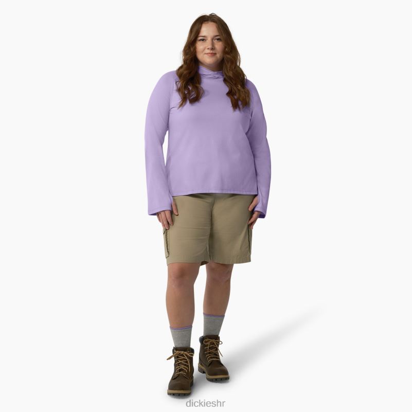 majica za sunčanje s učinkom hlađenja žene Dickies ljubičasta ruža (ur2) 6BPL61649 odjeća