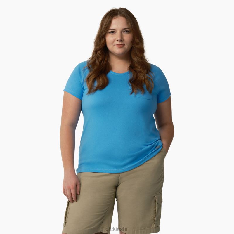 plus cool majica kratkih rukava žene Dickies azurno plava (ab2) 6BPL61585 odjeća