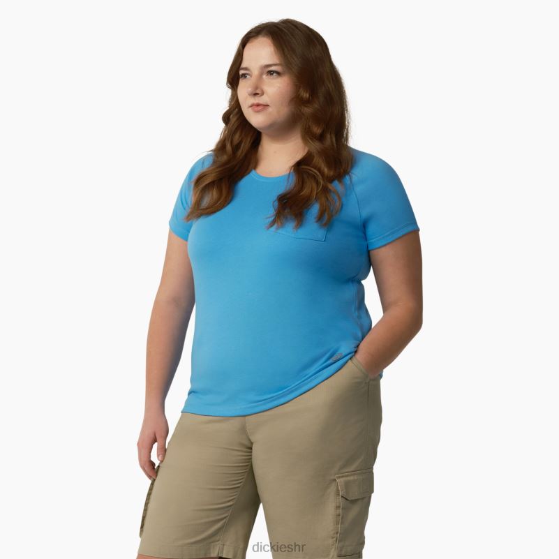 plus cool majica kratkih rukava žene Dickies azurno plava (ab2) 6BPL61585 odjeća