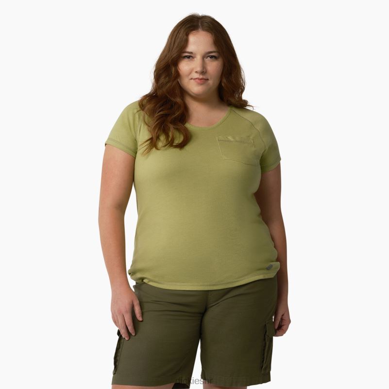 plus cool majica kratkih rukava žene Dickies paprat vrijesak (f2h) 6BPL61591 odjeća