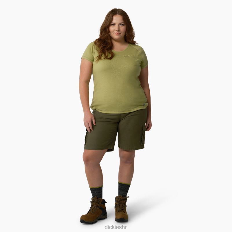plus cool majica kratkih rukava žene Dickies paprat vrijesak (f2h) 6BPL61591 odjeća