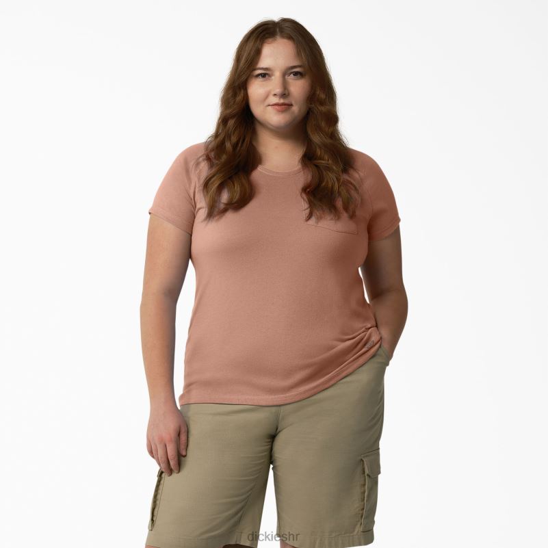 plus cool majica kratkih rukava žene Dickies pluto jednobojni vrijesak (c2k) 6BPL61587 odjeća