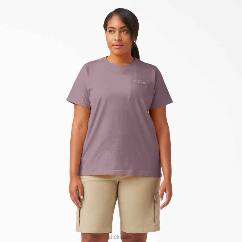 plus teškaška majica kratkih rukava žene Dickies jorgovan (lc) 6BPL61971 odjeća
