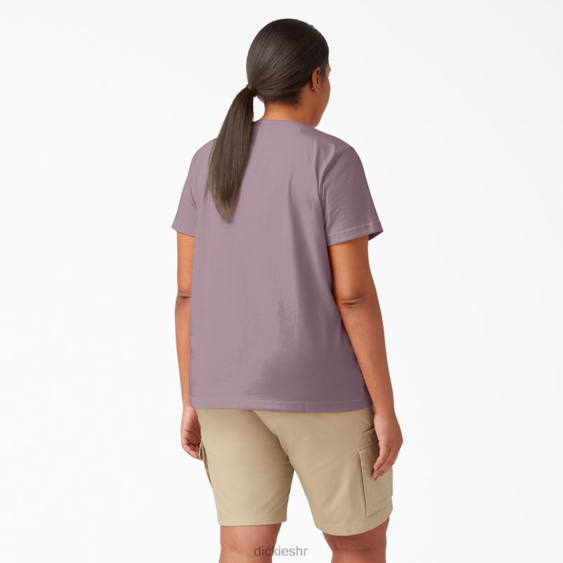 plus teškaška majica kratkih rukava žene Dickies jorgovan (lc) 6BPL61971 odjeća
