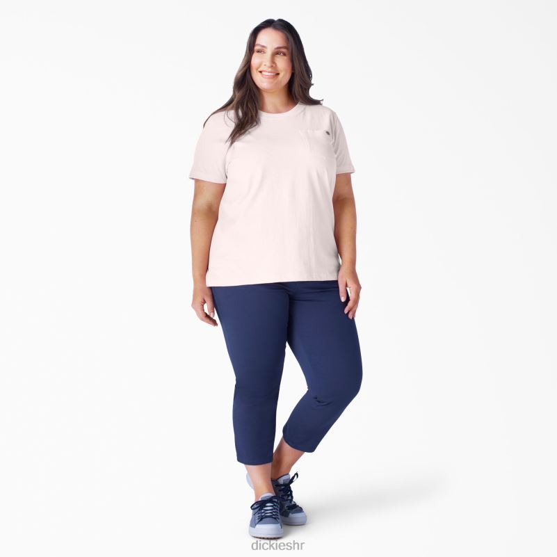 plus teškaška majica kratkih rukava žene Dickies lotos roza (lo2) 6BPL61973 odjeća