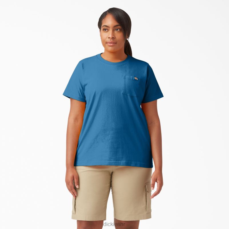 plus teškaška majica kratkih rukava žene Dickies vallarta plava (v2b) 6BPL61975 odjeća