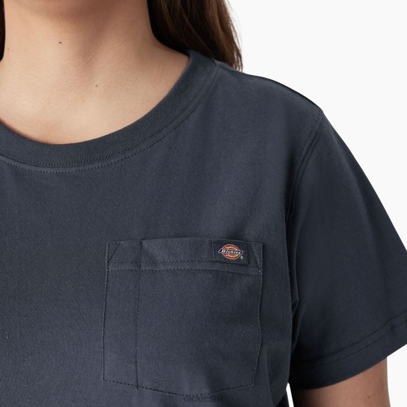 plus teškaška majica kratkih rukava žene Dickies zračno plava (af) 6BPL61965 odjeća