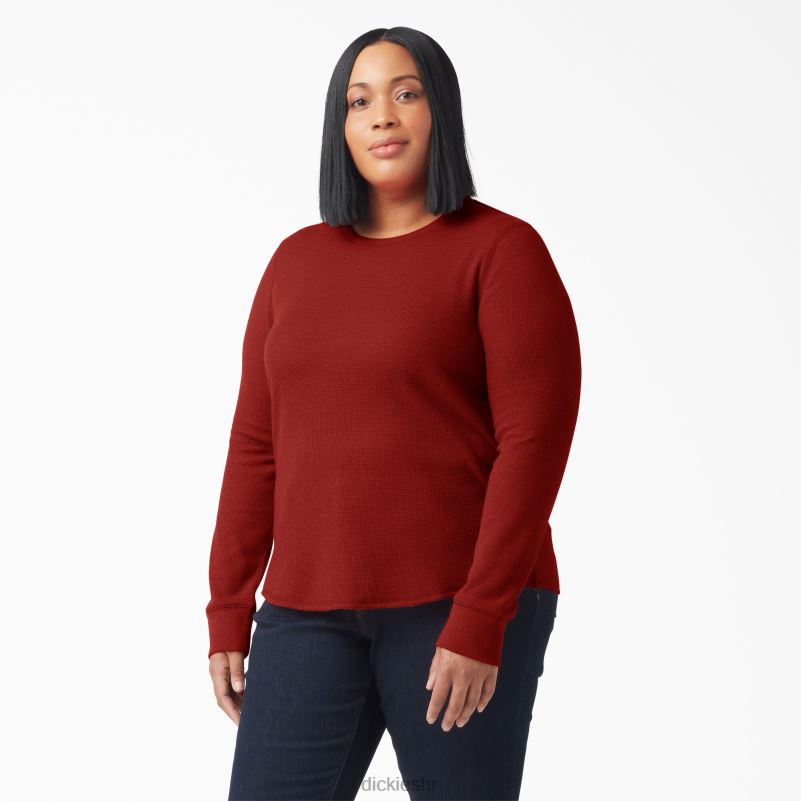 plus termo majica dugih rukava žene Dickies rastopljeni lava heather (m2h) 6BPL62072 odjeća