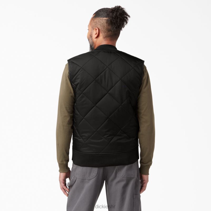 dijamantni prošiveni prsluk muškarci Dickies crna (bk) 6BPL61022 odjeća