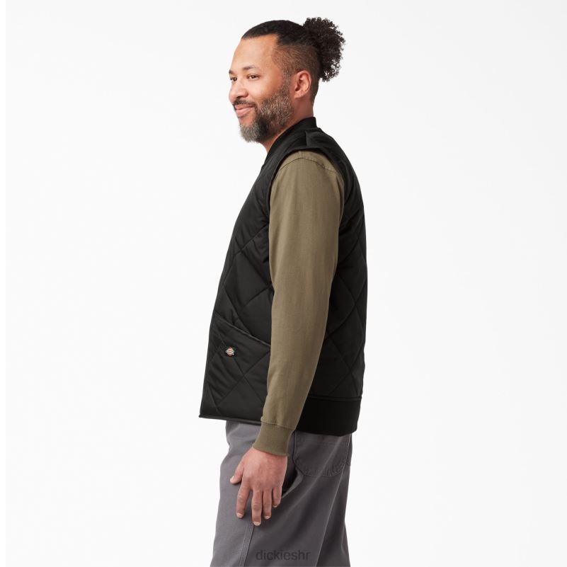 dijamantni prošiveni prsluk muškarci Dickies crna (bk) 6BPL61022 odjeća