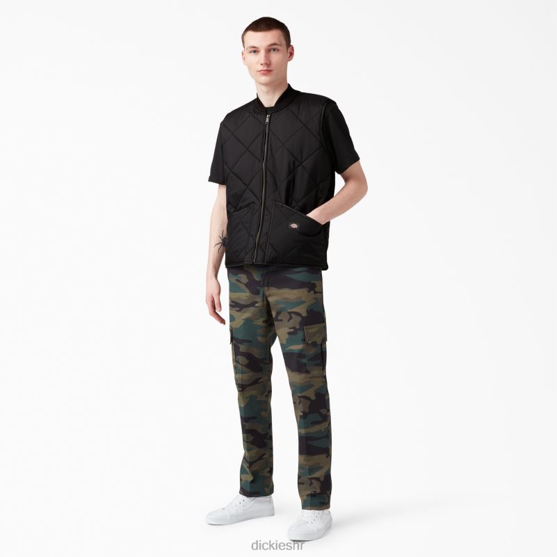 dijamantni prošiveni prsluk muškarci Dickies crna (bk) 6BPL61022 odjeća