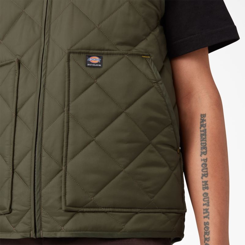 vincent alvarez gobernador prsluk muškarci Dickies vojno zelena (ml) 6BPL61200 odjeća