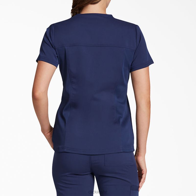 Balance V-izrez s džepovima na prsima žene Dickies tamnoplava (nvy) 6BPL62599 odjeća