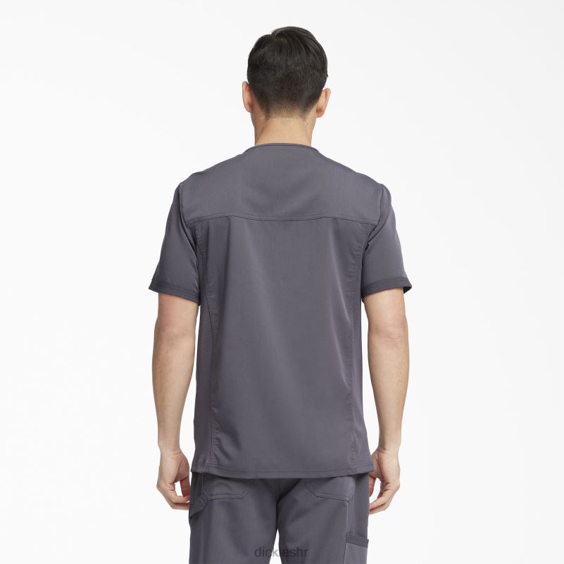 Balance top s v-izrezom muškarci Dickies kositar siva (klupa) 6BPL61367 odjeća