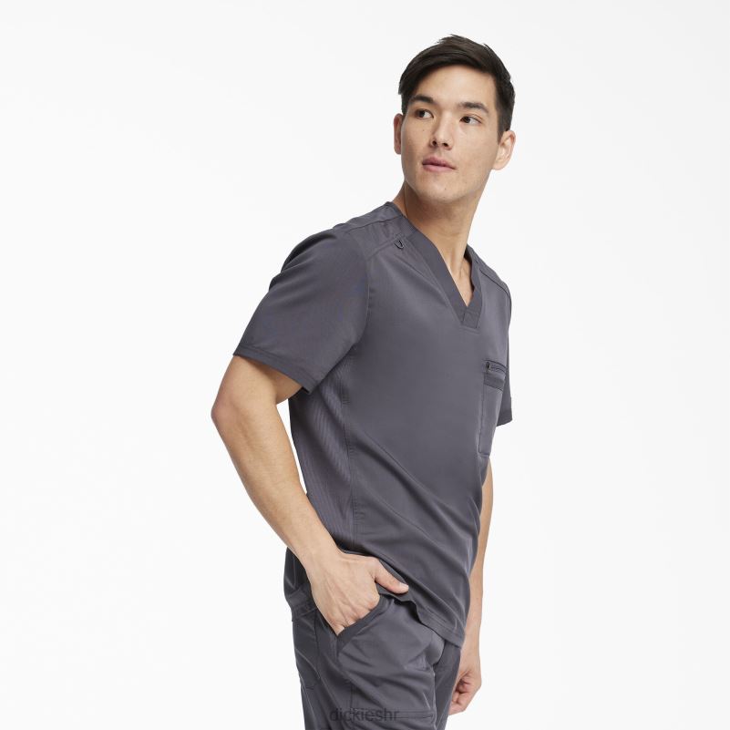 Balance top s v-izrezom muškarci Dickies kositar siva (klupa) 6BPL61367 odjeća
