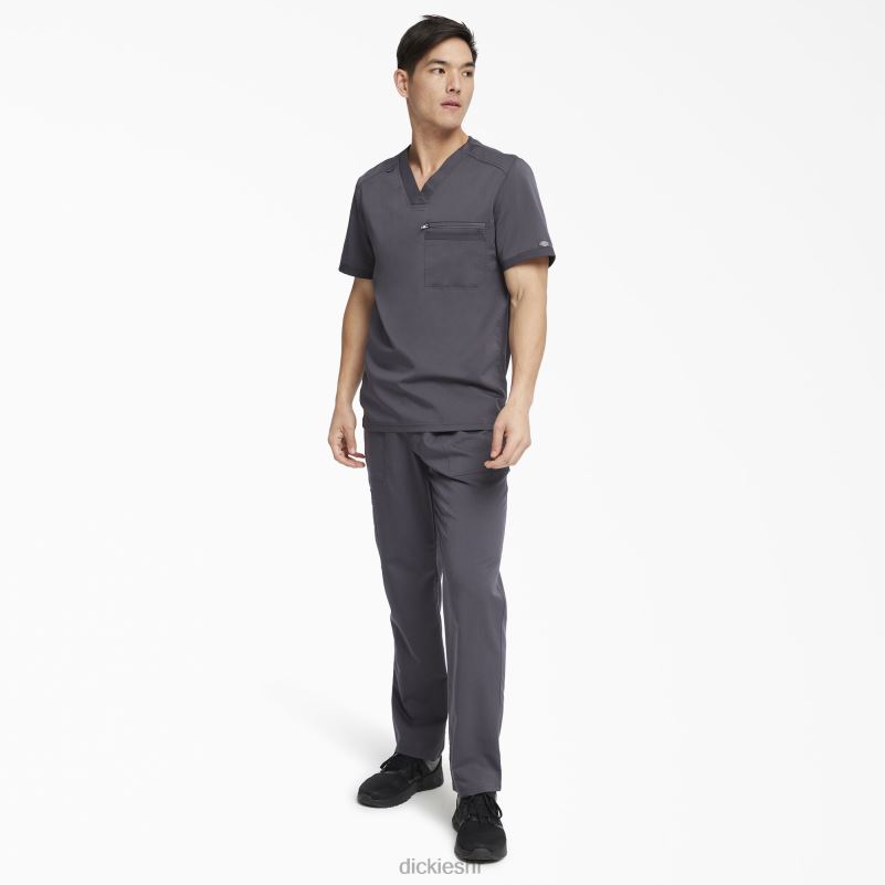 Balance top s v-izrezom muškarci Dickies kositar siva (klupa) 6BPL61367 odjeća