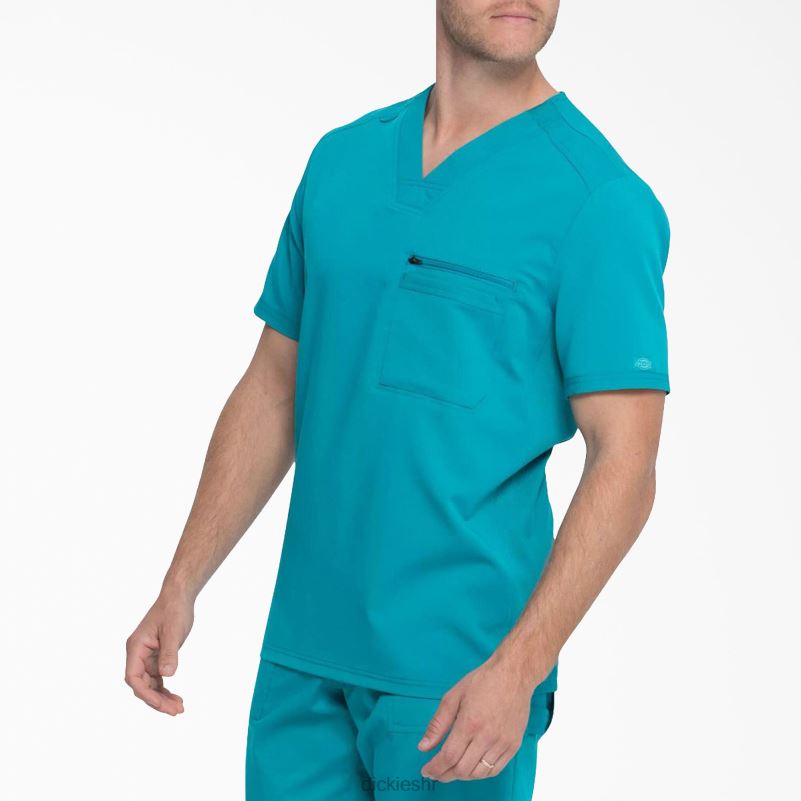 Balance top s v-izrezom muškarci Dickies plavozelena (dtl) 6BPL61364 odjeća