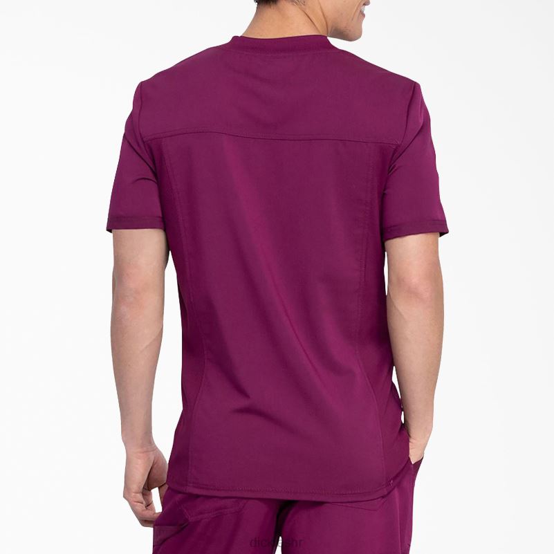 balansirana majica s v-izrezom i džepovima muškarci Dickies vino (pobjeda) 6BPL61414 odjeća