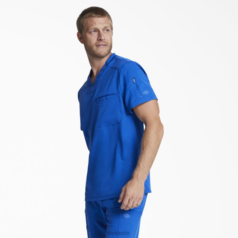 dynamix majica s v-izrezom i džepom s patentnim zatvaračem muškarci Dickies kraljevsko plava (rb) 6BPL61254 odjeća