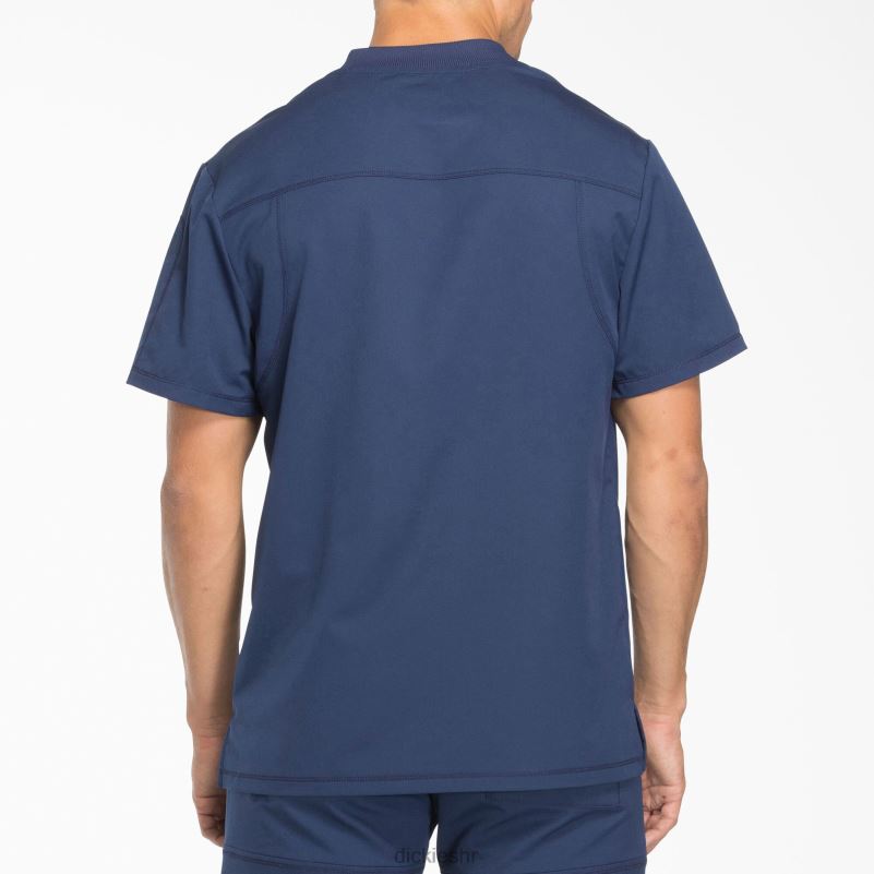 dynamix majica s v-izrezom i džepom s patentnim zatvaračem muškarci Dickies tamnoplava (nvy) 6BPL61251 odjeća