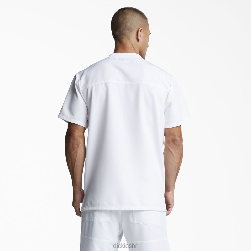dynamix rubni top s v-izrezom muškarci Dickies bijelo (wht) 6BPL61359 odjeća