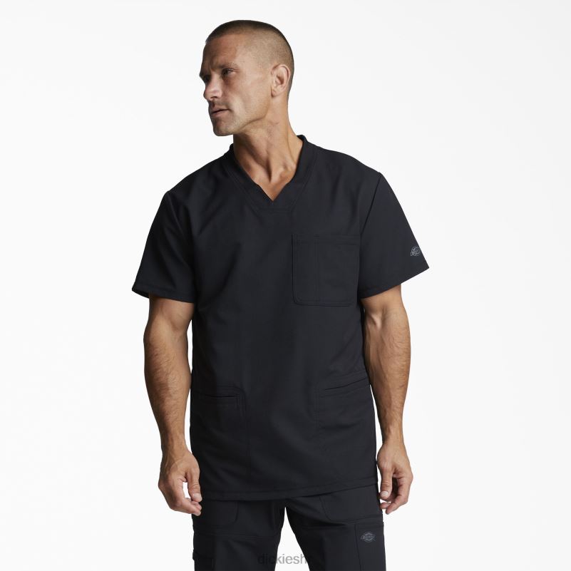 dynamix rubni top s v-izrezom muškarci Dickies crno (crno) 6BPL61351 odjeća