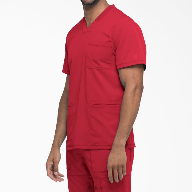 dynamix rubni top s v-izrezom muškarci Dickies crvena (rd) 6BPL61358 odjeća