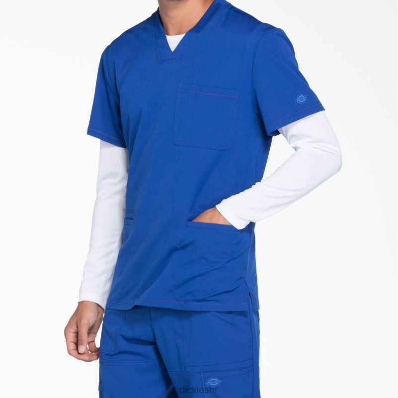 dynamix rubni top s v-izrezom muškarci Dickies galaksija plava (gbl) 6BPL61354 odjeća