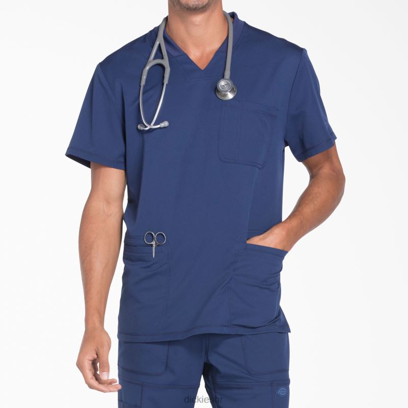 dynamix rubni top s v-izrezom muškarci Dickies tamnoplava (nvy) 6BPL61355 odjeća