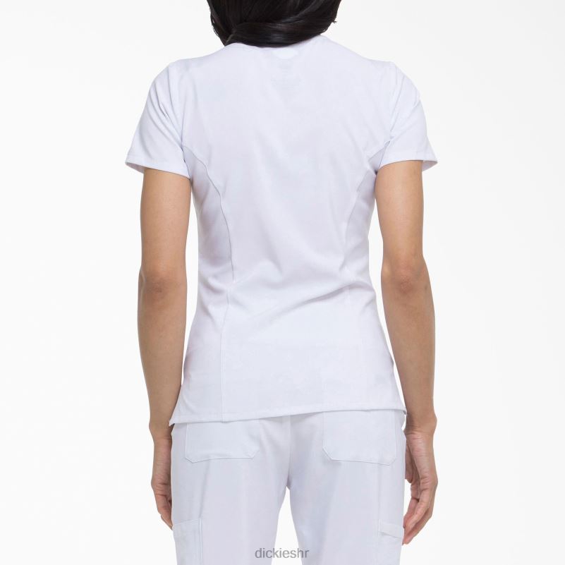 eds Essentials majica s v-izrezom žene Dickies bijela (dwh) 6BPL62448 odjeća