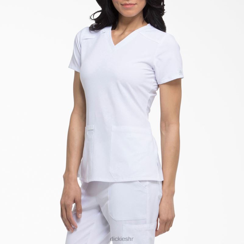 eds Essentials majica s v-izrezom žene Dickies bijela (dwh) 6BPL62448 odjeća