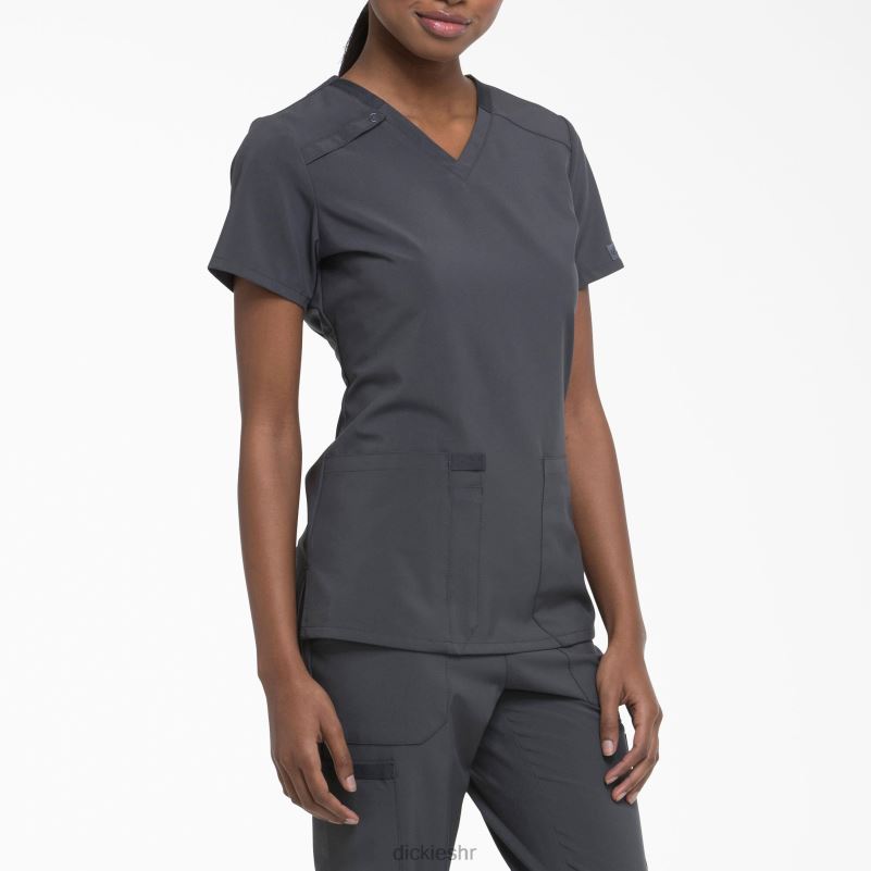 eds Essentials majica s v-izrezom žene Dickies kositar siva (klupa) 6BPL62456 odjeća