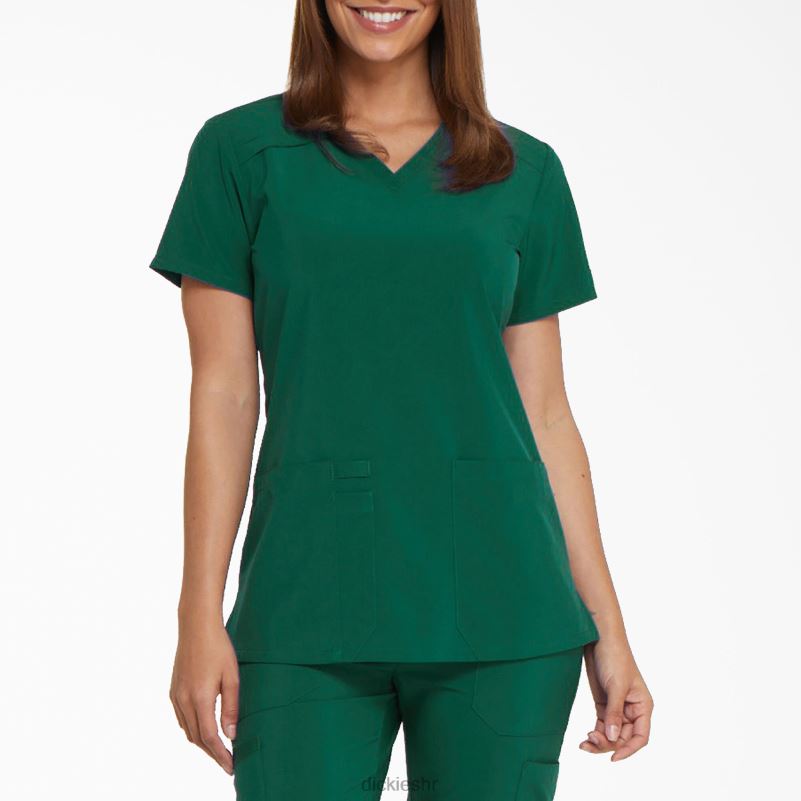 eds Essentials majica s v-izrezom žene Dickies lovačko zeleno (htr) 6BPL62453 odjeća