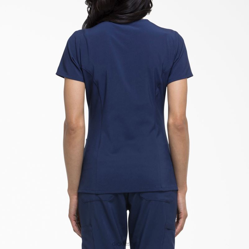 eds Essentials majica s v-izrezom žene Dickies tamnoplava (nyps) 6BPL62454 odjeća