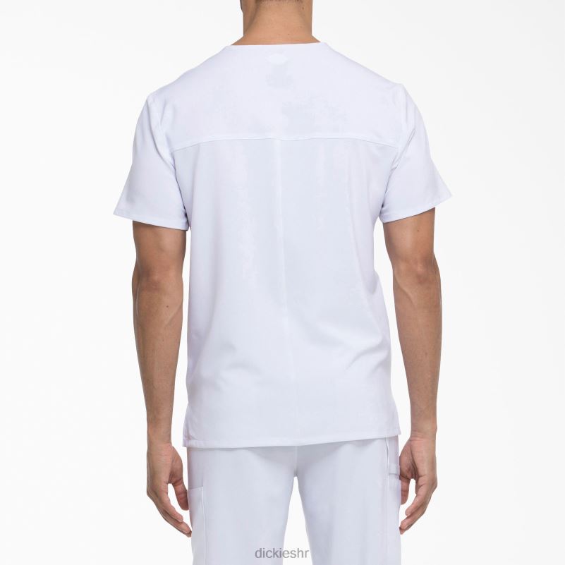eds Essentials majica s v-izrezom i džepovima muškarci Dickies bijela (dwh) 6BPL61431 odjeća