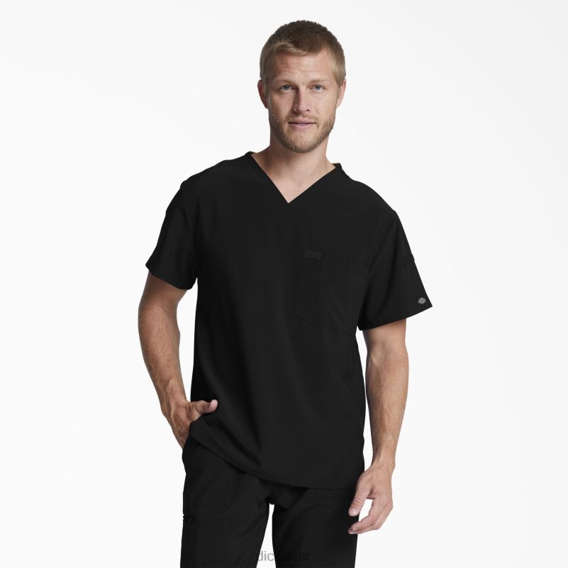 eds Essentials majica s v-izrezom muškarci Dickies crno (crno) 6BPL61322 odjeća