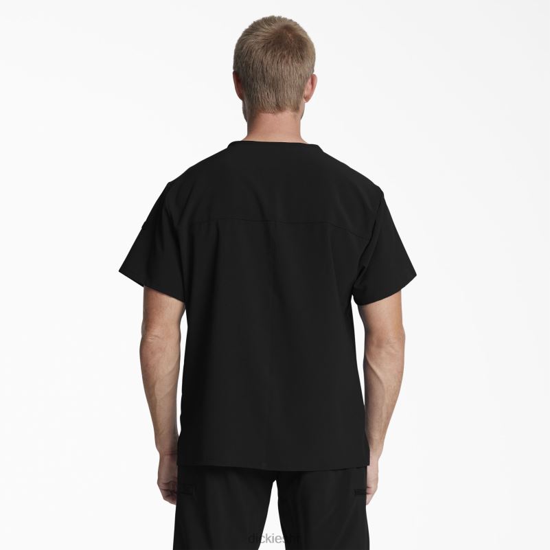 eds Essentials majica s v-izrezom muškarci Dickies crno (crno) 6BPL61322 odjeća