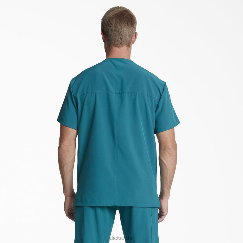 eds Essentials majica s v-izrezom muškarci Dickies karipsko plava (crb) 6BPL61324 odjeća