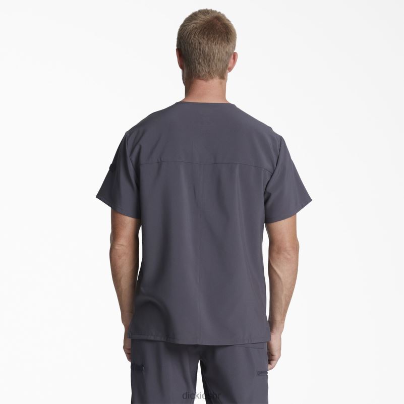 eds Essentials majica s v-izrezom muškarci Dickies kositar siva (klupa) 6BPL61332 odjeća