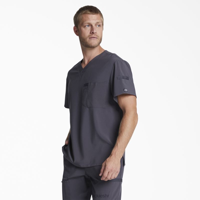 eds Essentials majica s v-izrezom muškarci Dickies kositar siva (klupa) 6BPL61332 odjeća
